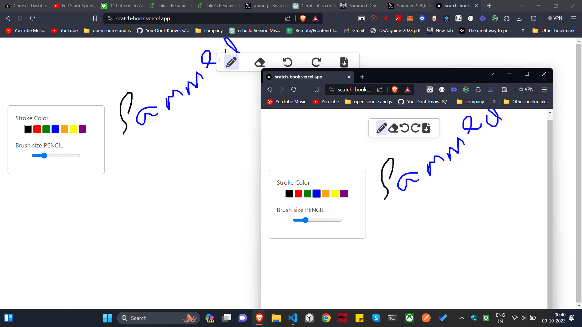 Scatch-Book Application